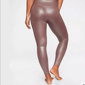 Athleta Elation shimmer tight size small